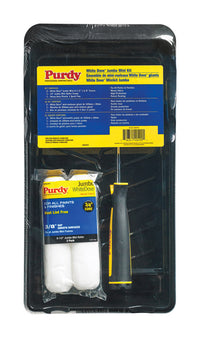 Purdy White Dove Microfiber 3/8 in. x 6.5 in. W Mini Paint Roller Kit For All Surfaces 4 pk (Pack of 6)