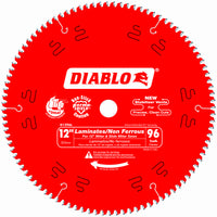 Diablo D1296L 12 96 Tpi Laminate & Melamine, Slide Miter & Chop Saw Blade