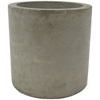 Planter, Cylinder, Fiber Cement, 4 x 4-In. (Pack of 4)