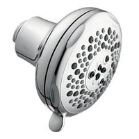 Chrome five-function 4" diameter spray head standard