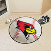 Illinois State University Baseball Rug - 27in. Diameter