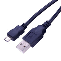 Fabcordz Micro to USB Charge and Sync Cable 3 ft. Black