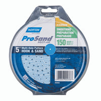 Norton ProSand 5 in. Ceramic Alumina Hook and Loop A975 Sanding Disc 150 Grit Fine 50 pk