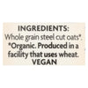 Nature's Path Oats - Organic - Steel Cut - Quick - Case of 6 - 24 oz