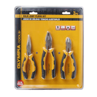 Olympia Tools 3 pc Metal Pliers Set