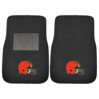 NFL - Cleveland Browns Embroidered Car Mat Set - 2 Pieces