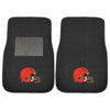 NFL - Cleveland Browns Embroidered Car Mat Set - 2 Pieces