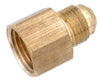 Amc 754046-0404 1/4" X 1/4" Brass Lead Free Flare Connector