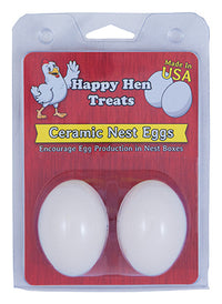 Happy Hen  Ceramic  White Nest Egg