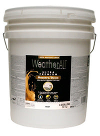 Masonry & Stucco Paint, Tint Base Flat, 5-Gals.