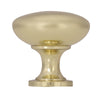 Amerock  Allison  Round  Cabinet Knob  1-1/4 in. Dia. 1-1/8 in. Polished Brass  10 pk