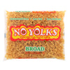 No Yolks - Enriched Egg White Pasta - Broad Noodles - Case of 12 - 12 oz.