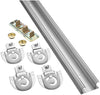 National Hardware Galvanized Nylon/Steel By-Pass Door Hardware Set 1 pk