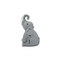 KeyGear Plastic Gray Elephant Key Chain w/LED Light