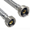 Lasco 1/2 in. FIP X 7/8 in. D Ballcock 9 in. Braided Stainless Steel Toilet Supply Line