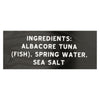 Crown Prince Albacore Tuna In Spring Water - Solid White - Case of 12 - 12 oz.