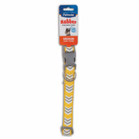 Dog Collar, Yellow Chevron, 3/4 x 14-20-In. (Pack of 2)