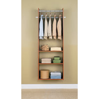 Easy Track 72 in. H X 25.125 in. W X 14 in. L Wood Hanging Tower Closet Kit