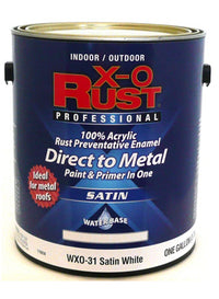 Rust Preventative Paint & Primer, Direct to Metal, Satin White,Gallon (Pack of 2)