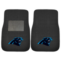 NFL - Carolina Panthers Embroidered Car Mat Set - 2 Pieces