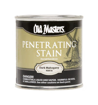 Old Masters Semi-Transparent Dark Mahogany Oil-Based Penetrating Stain 0.5 pt (Pack of 6)