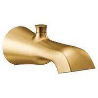 Brushed gold diverter spouts