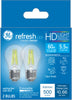 GE Lighting 36981 5.5 Watt E26 A15 Clear Daylight LED Dimmable Refresh HD Light Bulbs 2 Count