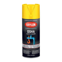 Krylon Special Purpose Gloss Safety Yellow OSHA Color Spray Paint 12 oz. (Pack of 6)