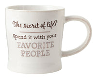 Hallmark Favorite People Mug Ceramic 1 pk (Pack of 4)