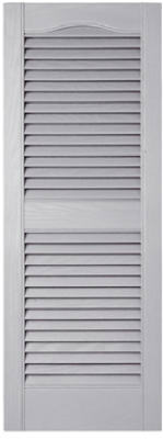 15 x 39-In. Paintable Louvered Shutters, Pair