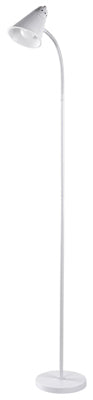 LED Floor Lamp, White, 59-In.