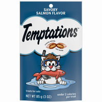 Temptations Cat Treats, Savory Salmon, 3-oz.