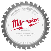 Milwaukee  Metal Tech  5-3/8 in. Dia. x 20 mm  Ferrous  Metal Blade  Carbide  30 teeth 1 pk