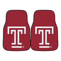 Temple University Carpet Car Mat Set - 2 Pieces