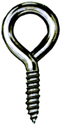 Hindley 44354 1/4" X 5" Stainless Steel Lag Eye Bolt Screw (Pack of 10)