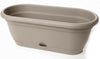 Lucca Window Box, Self-Watering, Pebble Stone Plastic, 18-In.