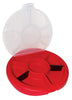 Bucket Boss Red Plastic Bucket Seat Lid 275 lbs. Capacity 12.25 x 1.5 in.