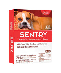 Sentry Liquid Dog Flea and Tick Drops 45% Permethrin 0.3 oz