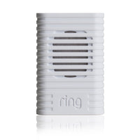 Ring White Metal and Plastic Contemporary Wireless Door Chime 2.75 H x 1.88 W x 1.38 D in.