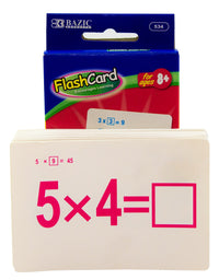 Bazic Products 534-24 Multiplication Flash Cards 36 Count                                                                                             