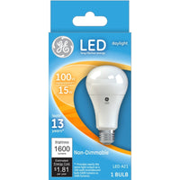 GE  A21  E26 (Medium)  LED Bulb  Daylight  100 Watt Equivalence 1 pk