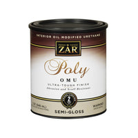 Zar Ultra Max Semi-Gloss Clear Polyurethane 1 Qt.