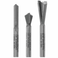 Vermont American Router Bit Set 3 pc