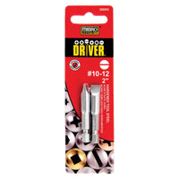 Mibro Slotted #10-12 X 2 in. L Screwdriver Bit S2 Tool Steel 2 pc