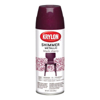 Krylon Black Cherry Shimmer Metallic Spray Paint 12 oz (Pack of 6)