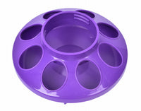 Chick Feeder for Qt. Jar, Purple Plastic