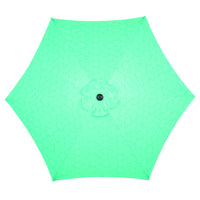 UMBRELLA 9FT TEAL 6RIB