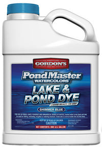 PondMaster Watercolors Lake and Pond Dye, Shimmer Blue, 1-Gallon