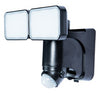 Heath Zenith Motion-Sensing Solar Powered LED Black Security Light