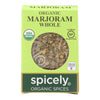 Spicely Organics - Organic Marjoram - Whole - Case of 6 - 0.1 oz.